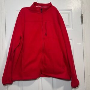Red Fleece Zip-Up LL BEANJacket